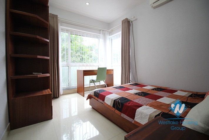 Large and bright apartment for rent in Tay Ho, Hanoi. 